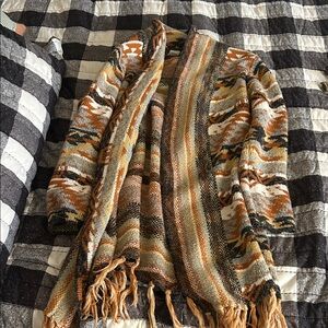 Multicolor Patterned Cardigan